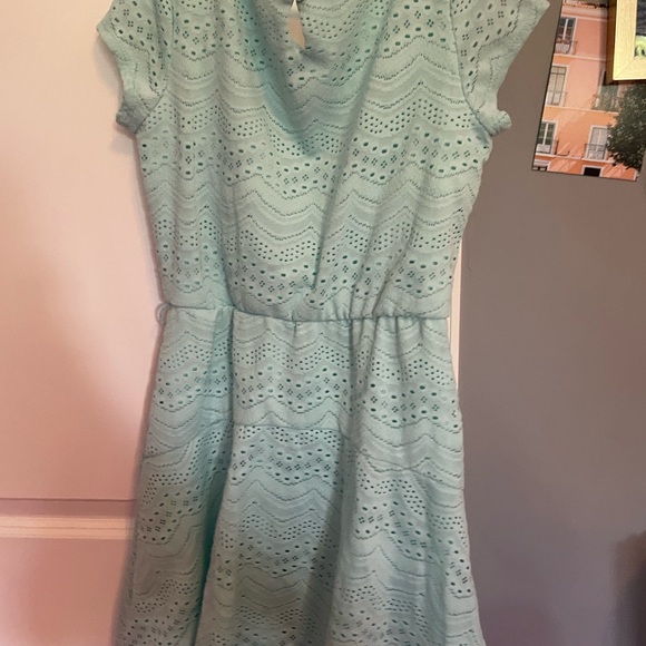 blue lily rose dress; size 12; worn once - Picture 2 of 4